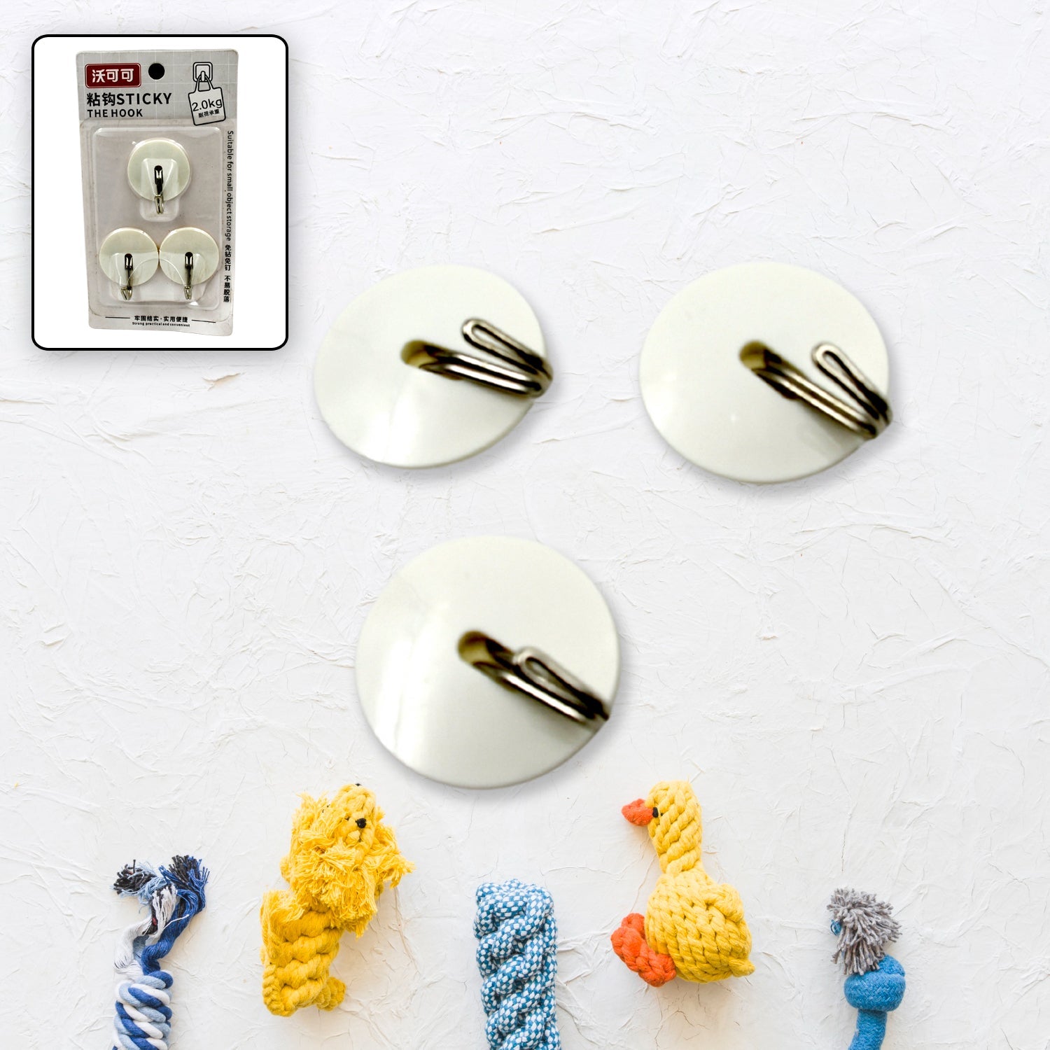Strong Self-Adhesive Hooks (2 Pc): Heavy Duty, Waterproof, All-Purpose Strong Self-Adhesive Hooks (2 Pc): Heavy Duty, Waterproof, All-Purpose